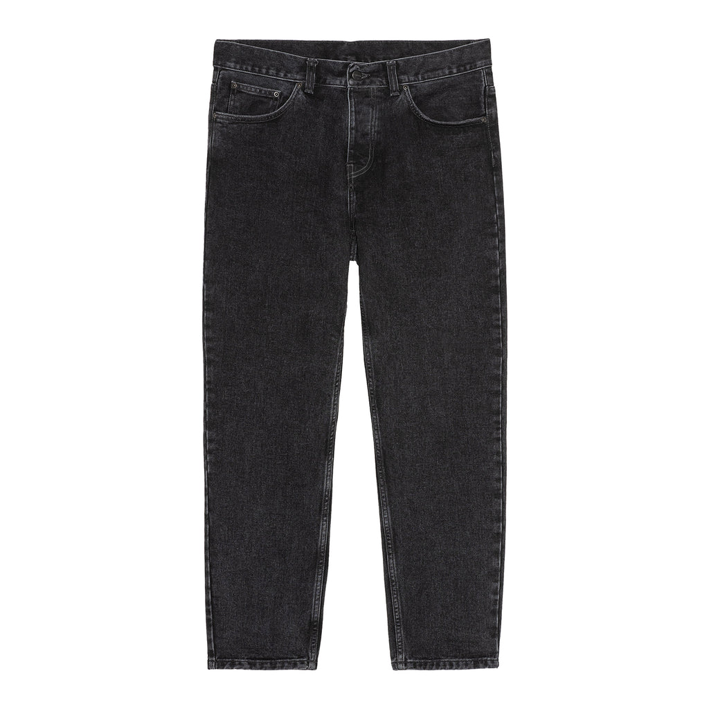 Carhartt WIP Newel Pant - Black Stone Washed - front