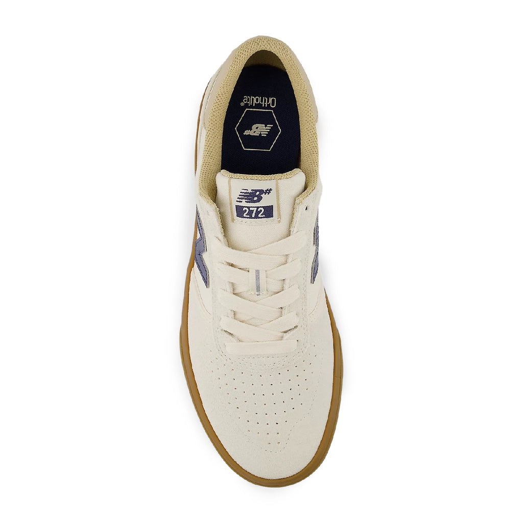 New Balance Numeric NM272 Shoes - Sea Salt / Midnight - top