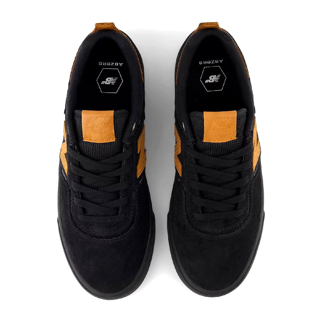 New Balance Numeric NM306 Jamie Foy Shoes - Black / Brown - top