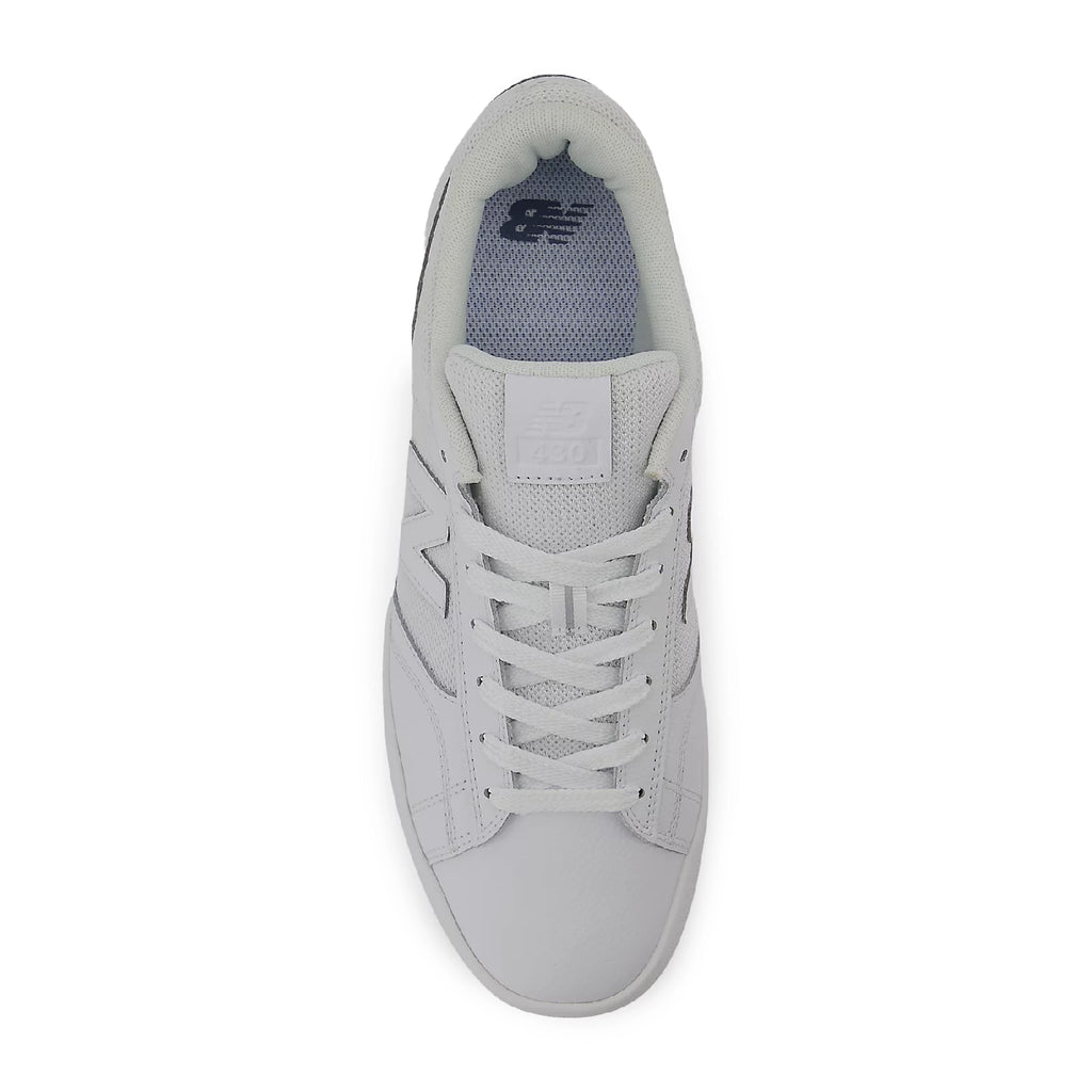 New Balance Numeric NM430 Shoes - White / White - top