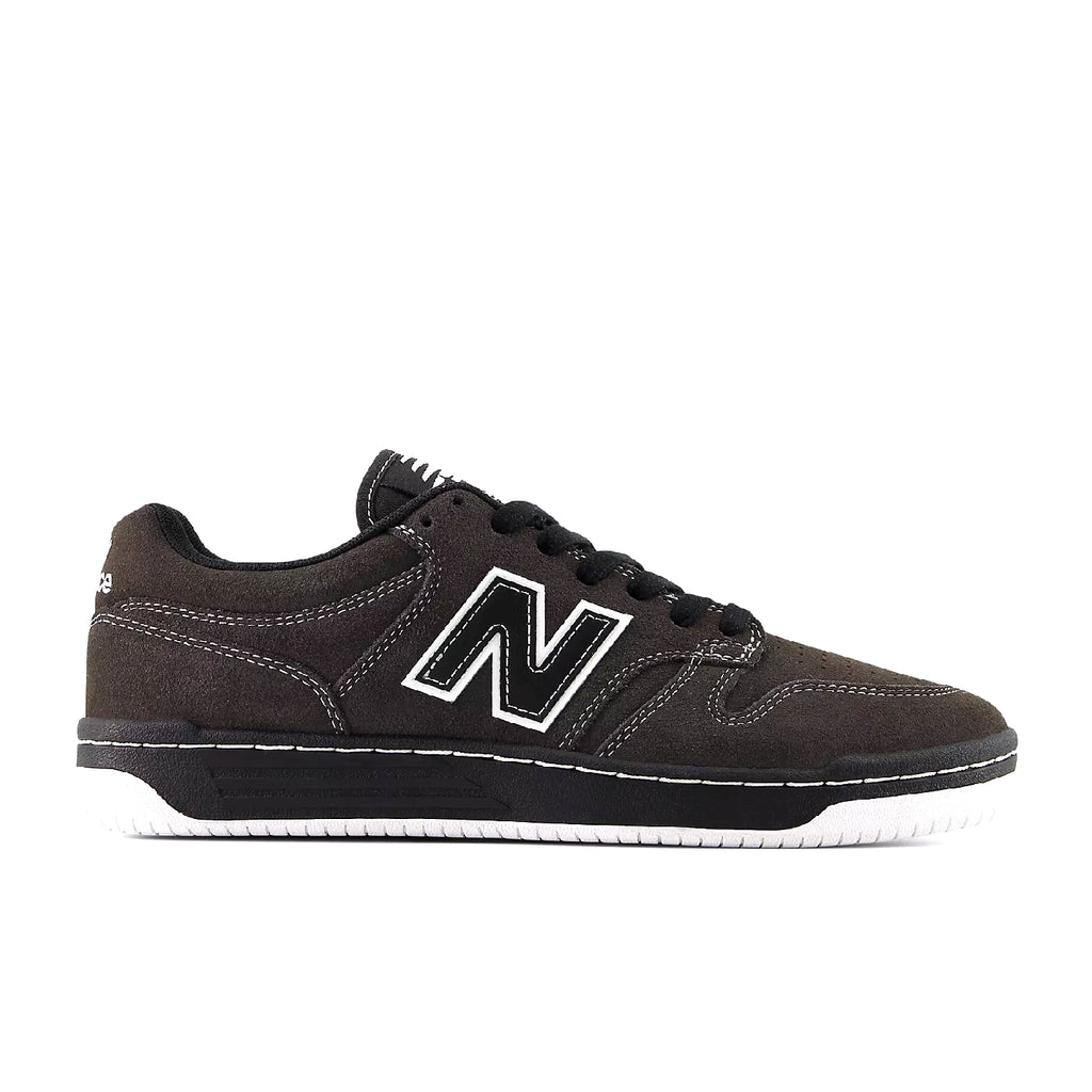 New Balance Numeric NM480 Shoes - Black Cement / White - main