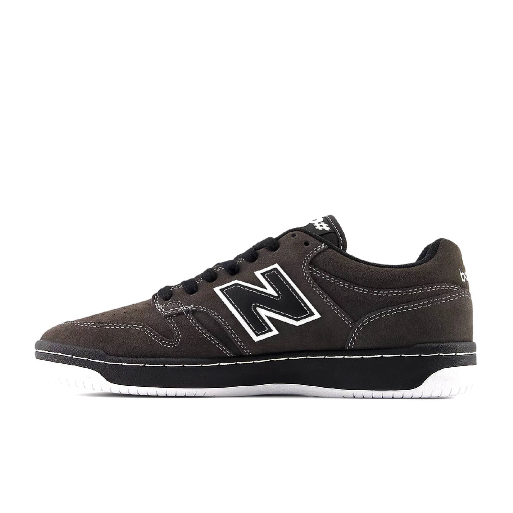 New Balance Numeric NM480 Shoes - Black Cement / White - inside