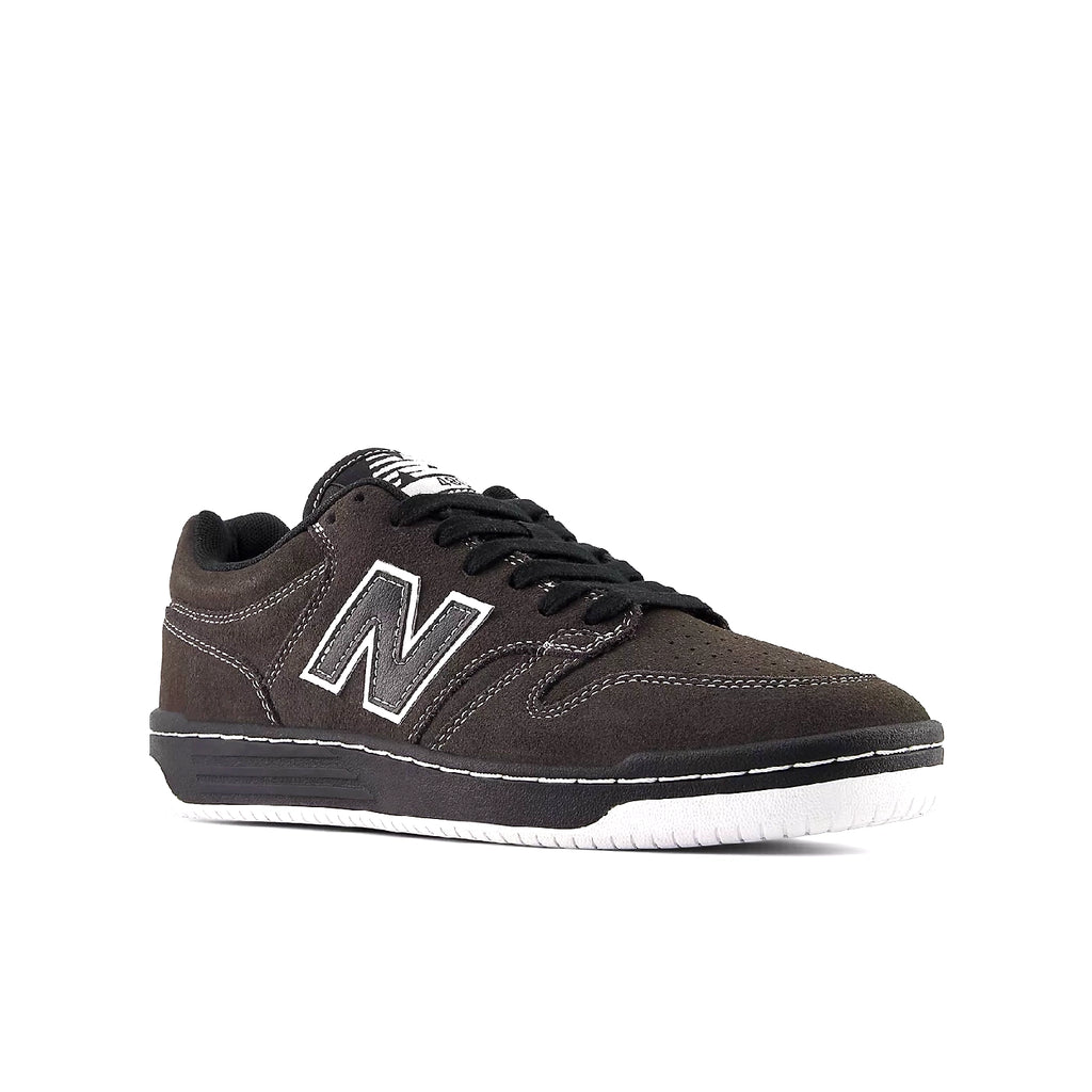 New Balance Numeric NM480 Shoes - Black Cement / White - side