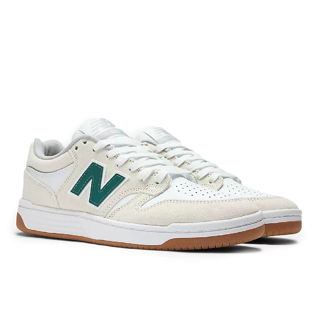 New Balance Numeric NM480 Shoes - Sea Salt / Vintage Teal - pair