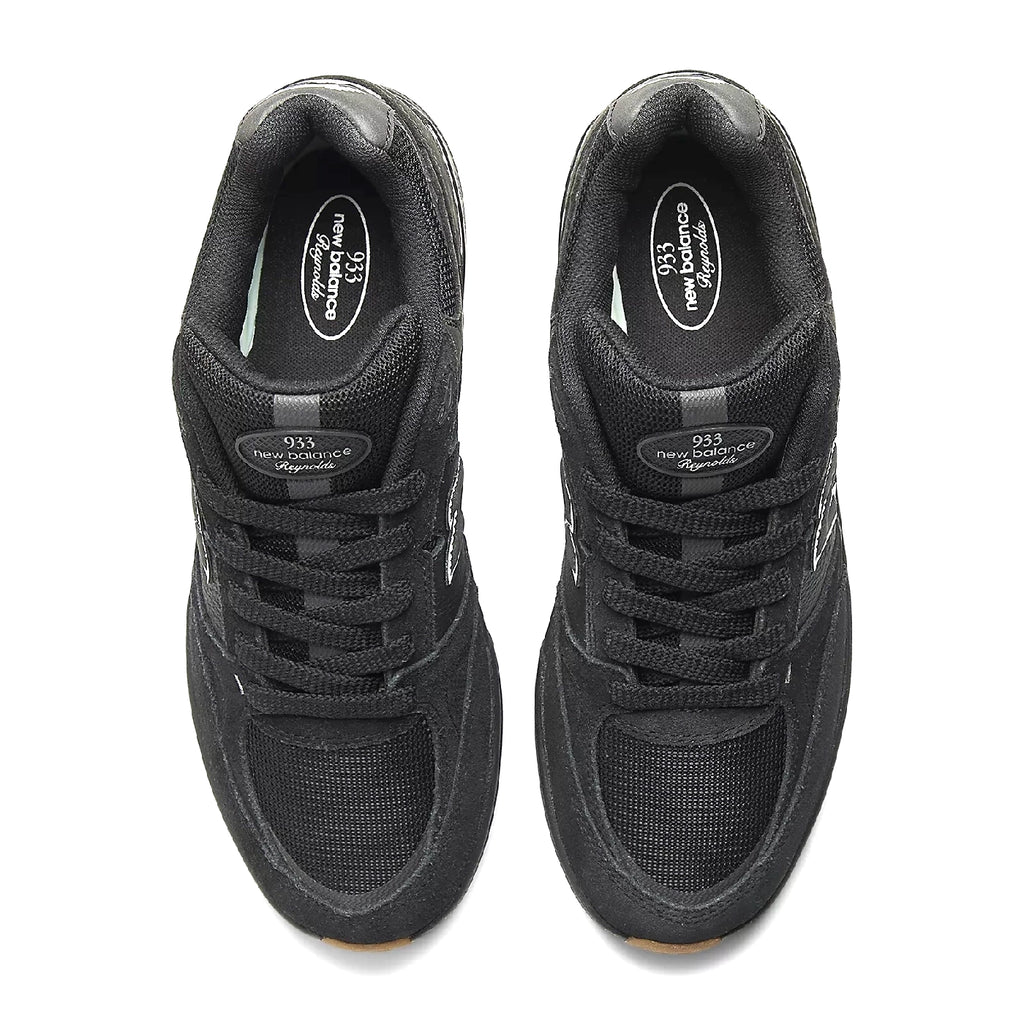 New Balance Numeric 'Andrew Reynolds' NM933 Shoes - Black / Black - top