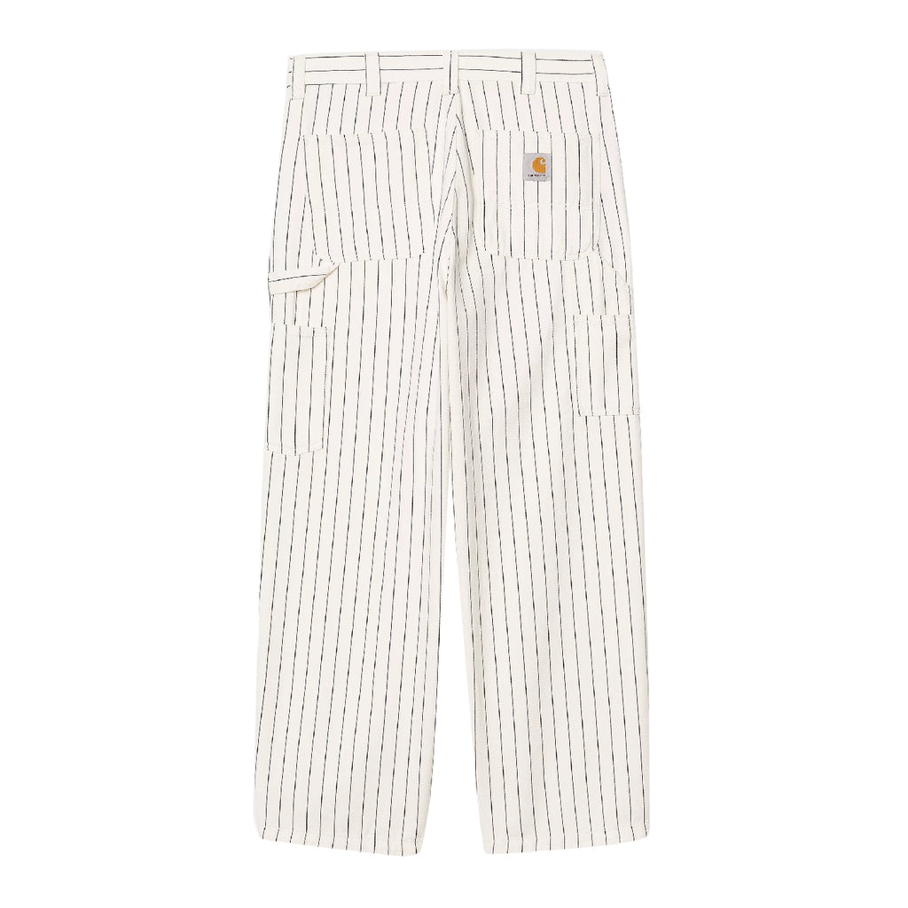 Carhartt WIP OG Seaton Stripe Single Knee Pant - Wax / Dark Navy Rinsed - back