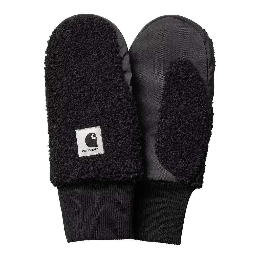 Mittens Lock Orla Mittens in Black / Black by Carhartt WIP | Bored of Southsea