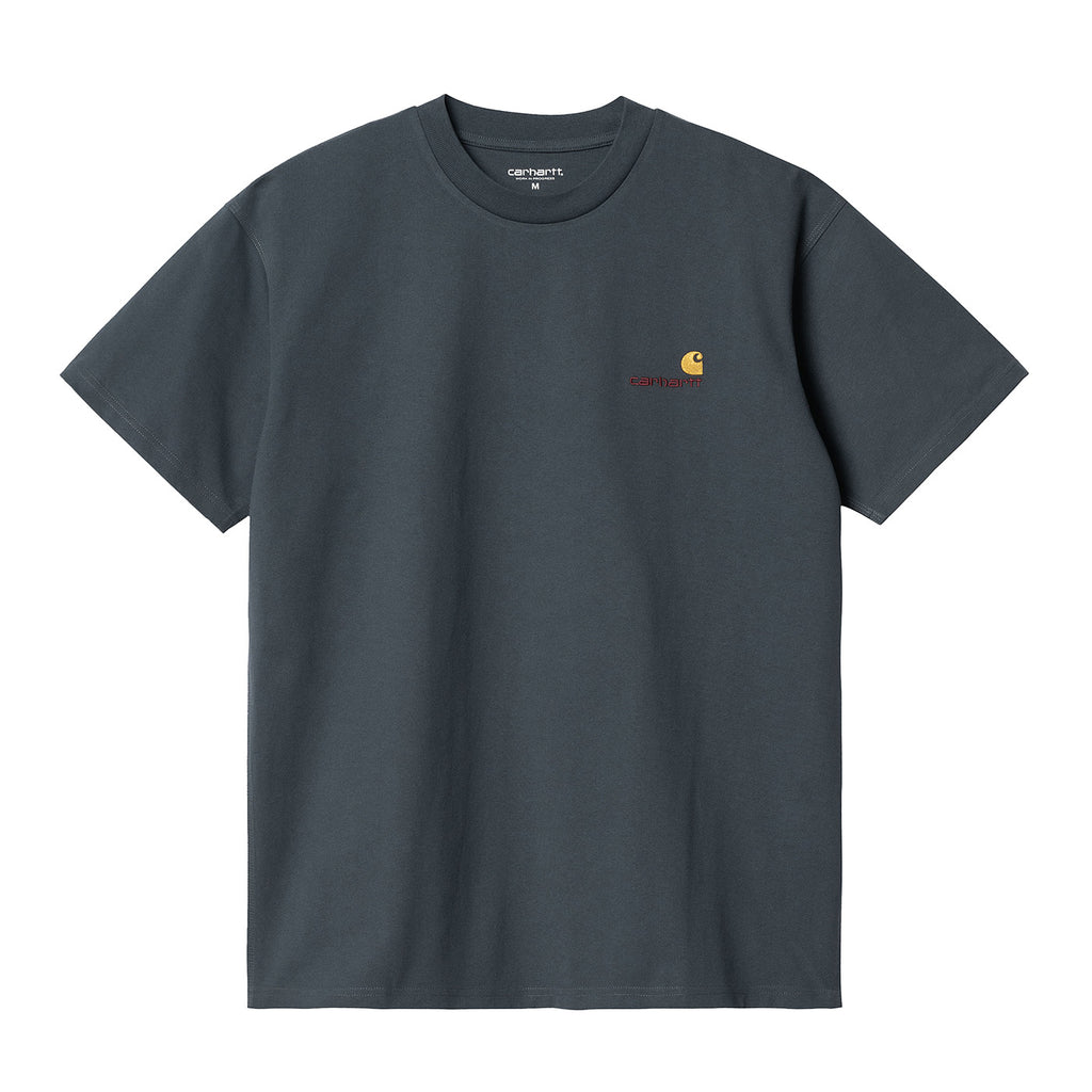 Carhartt WIP American Script T Shirt - Ore - front