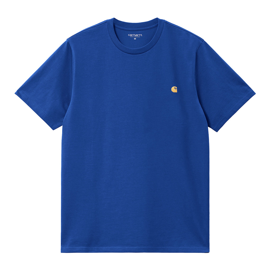 Carhartt WIP Chase T Shirt - Acapulco / Gold - front