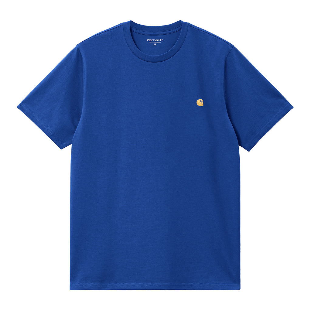 Carhartt WIP Chase T Shirt - Acapulco / Gold - front