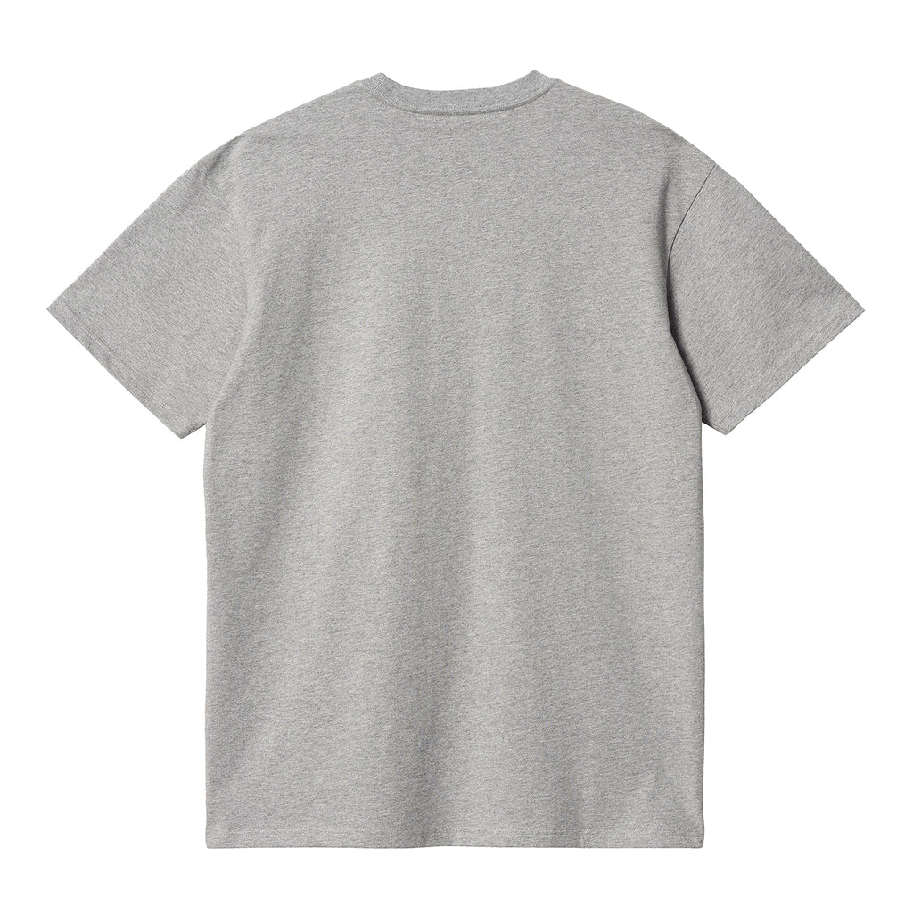 Carhartt WIP Chase T Shirt - Grey Heather / Gold