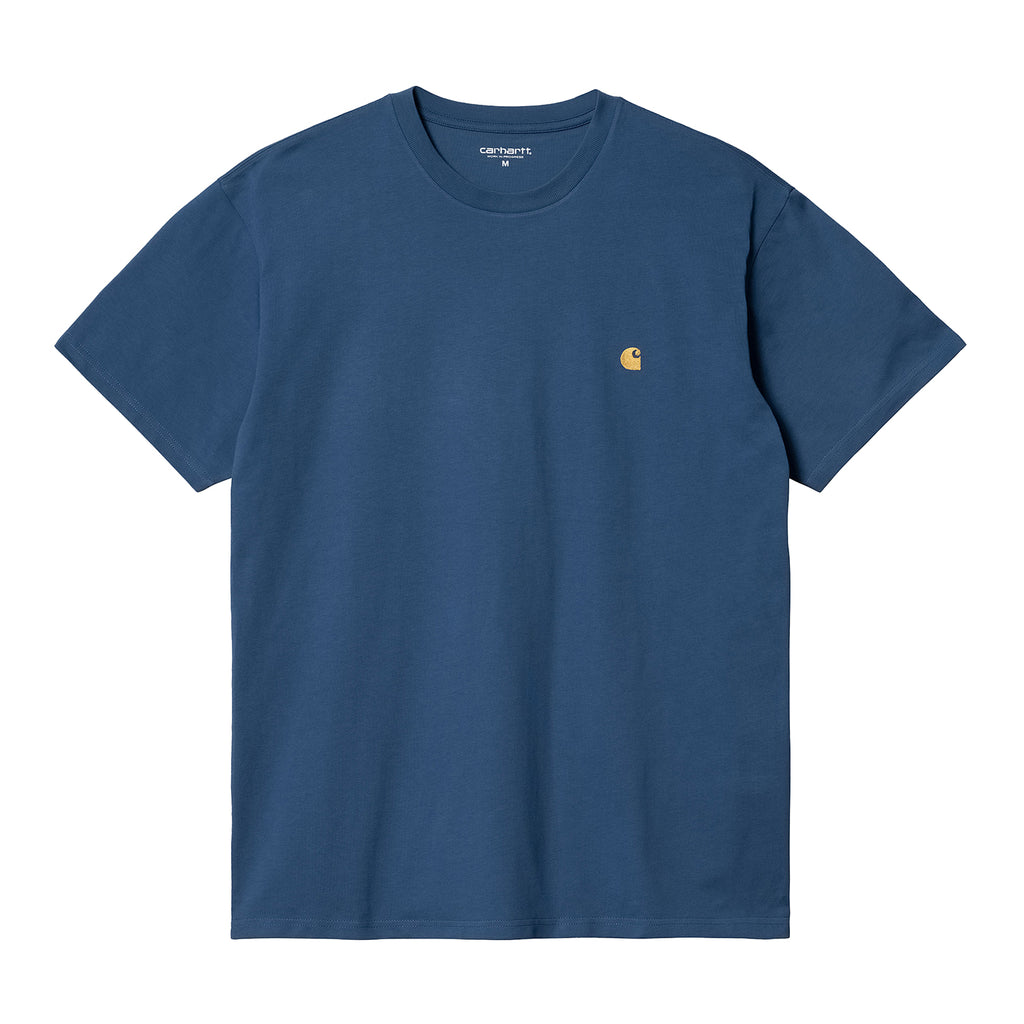 Carhartt WIP Chase T Shirt - Liberty / Gold