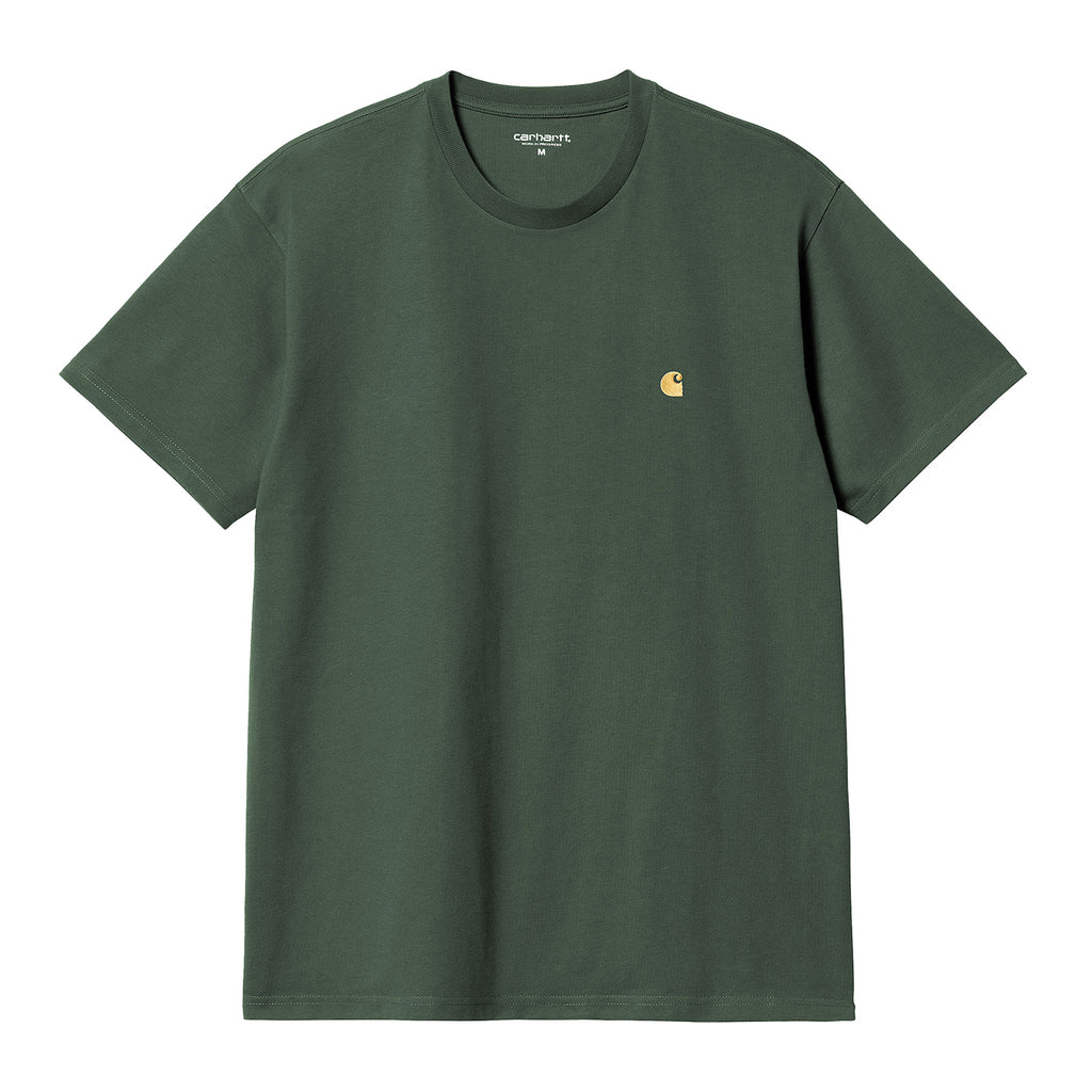 Carhartt WIP Chase T Shirt - Sycamore Tree / Gold