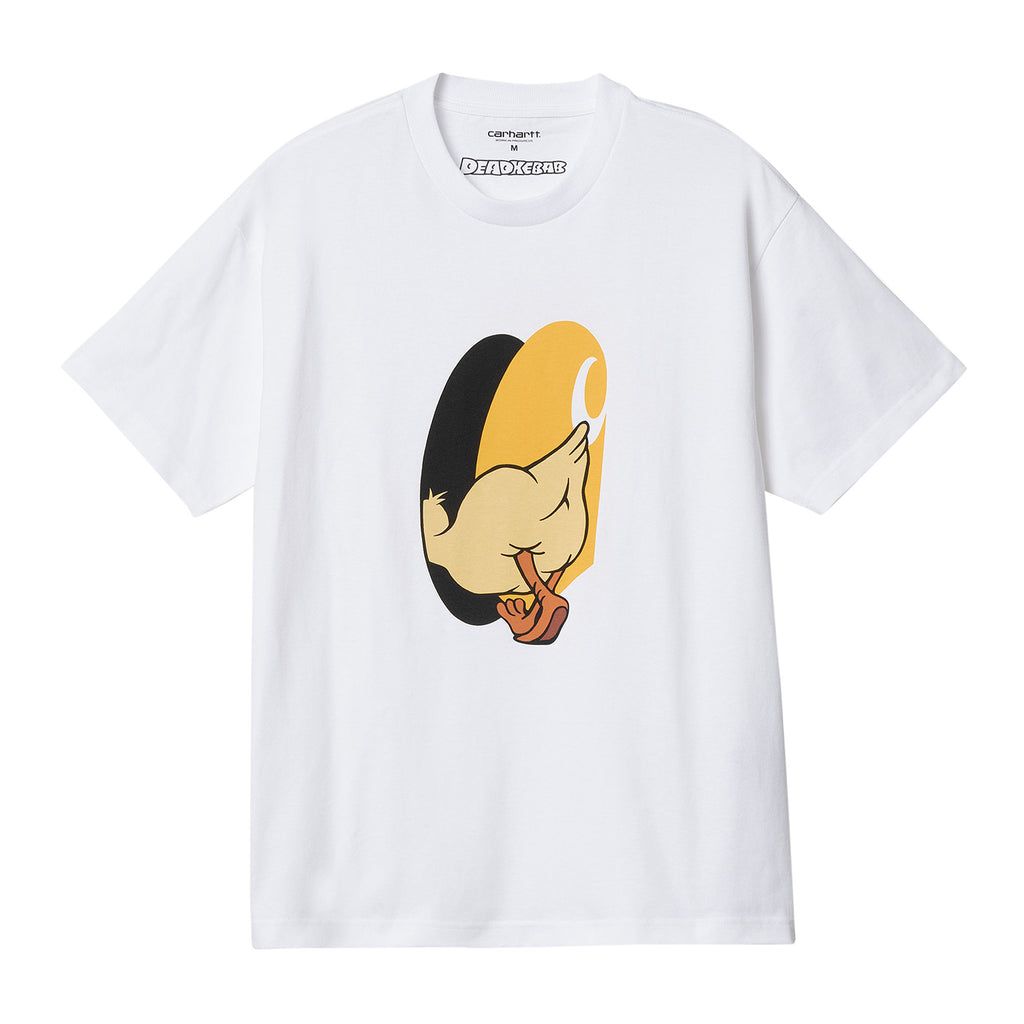 Carhartt WIP Deadkebab Knock Knock T Shirt - White