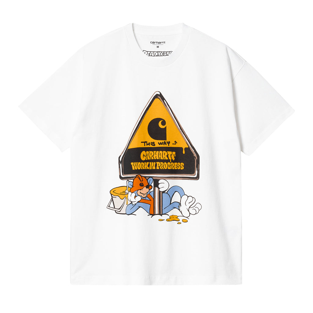 Carhartt WIP Deadkebab Working On It T Shirt - White