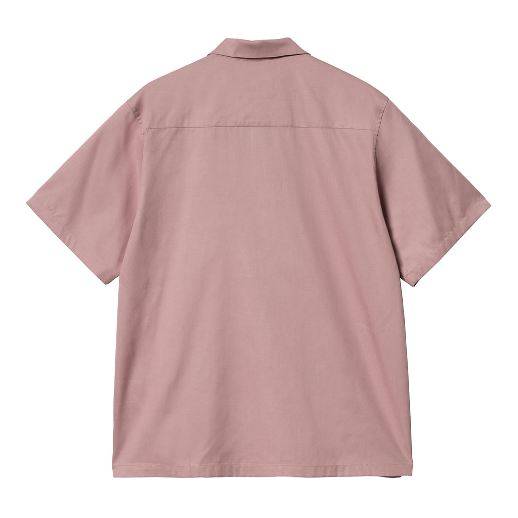 Carhartt WIP S/S Delray Shirt - Glassy Pink / Black