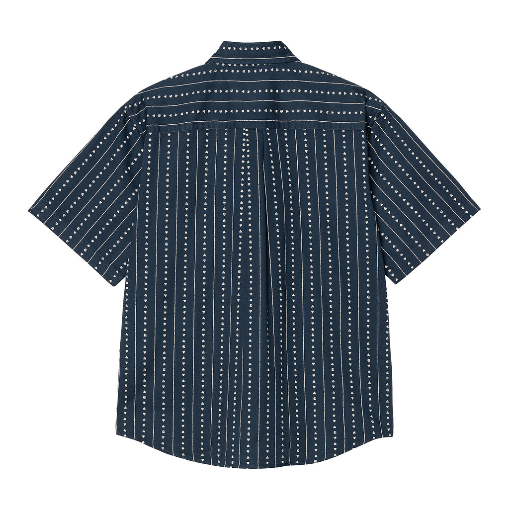 Carhartt WIP S/S Drewe Shirt - Ink / Natural - back