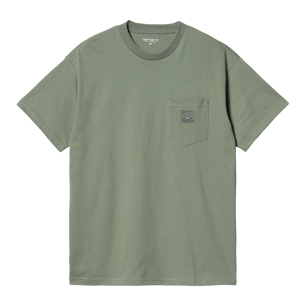 Carhartt WIP Pocket Field T Shirt - Park - front