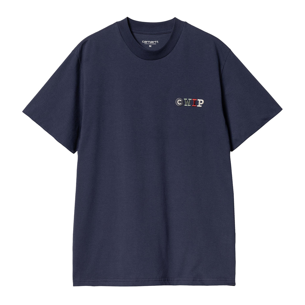 Carhartt WIP Flags T Shirt - Space - front