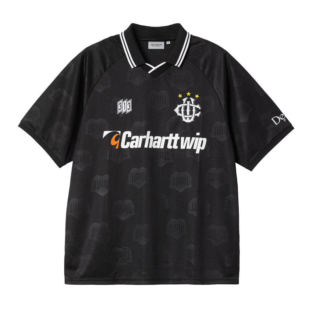 Carhartt Hartt's Football T Shirt - Black - front