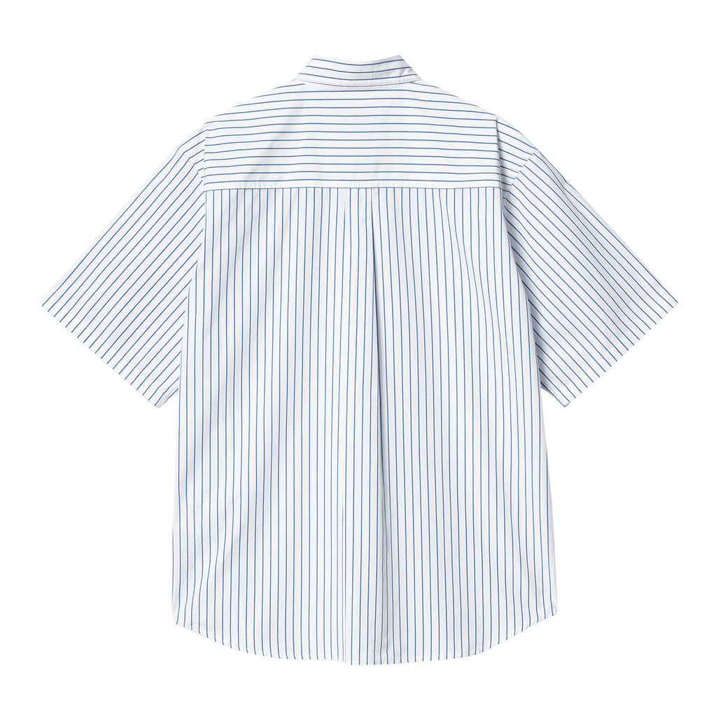Carhartt WIP S/S Linus Shirt - Bleach / White - back