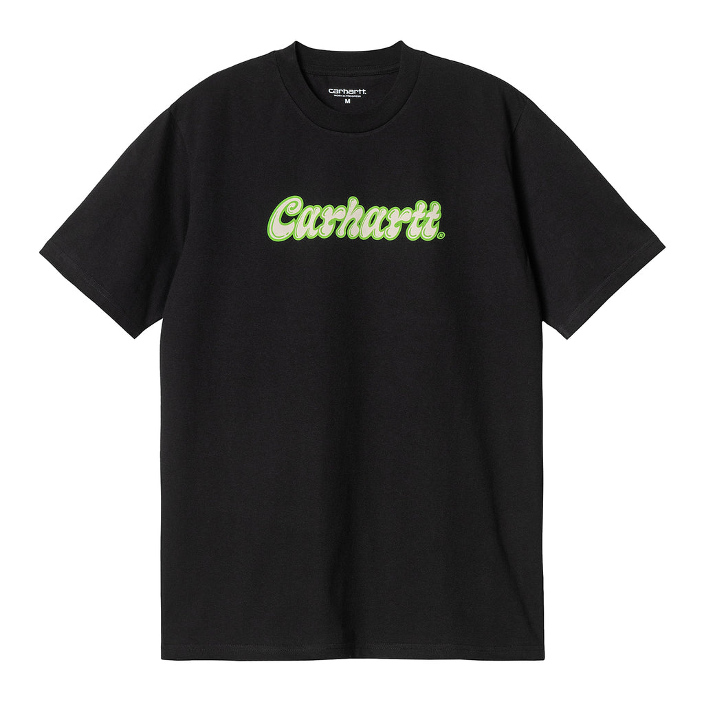 Carhartt WIP Liquid Script T Shirt - Black