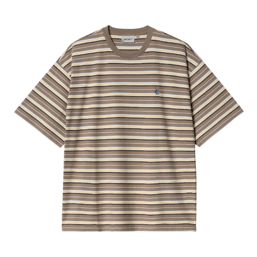 Carhartt WIP Nathan Stripe T Shirt - Branch - front