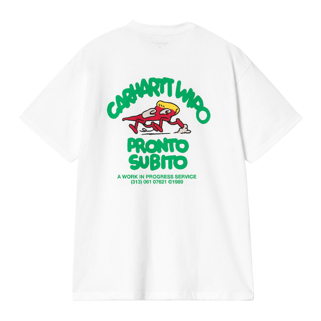 Carhartt WIP Pronto T Shirt - White - back