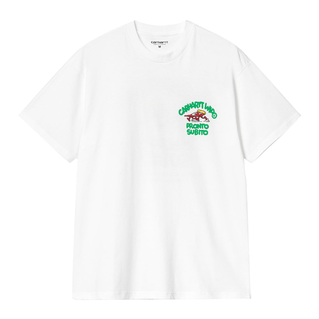 Carhartt WIP Pronto T Shirt - White - front