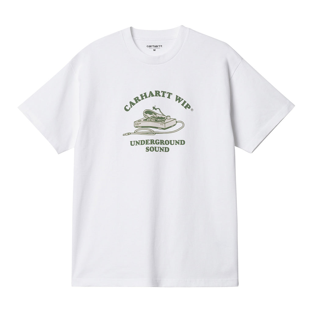 Carhartt WIP Underground Sound T Shirt - White - front
