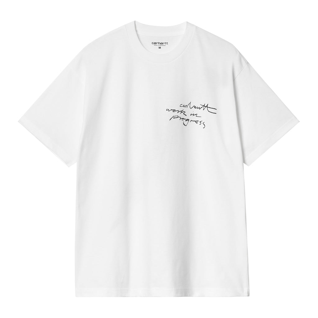 Carhartt WIP Pencil T Shirt - White / Black