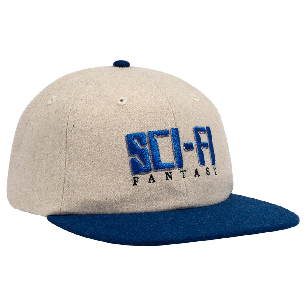 Sci-Fi Fantasy Display Cap Oatmeal / Blue - Front