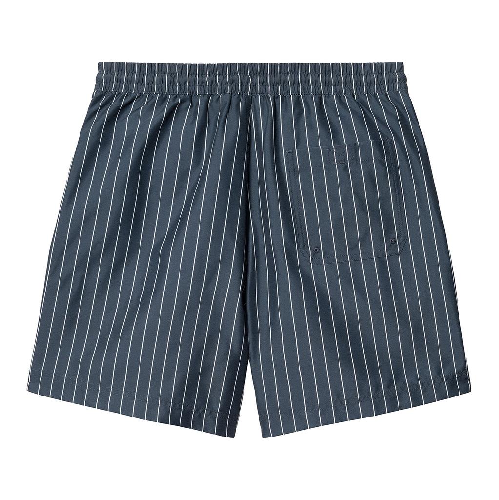 Carhartt WIP Slater Swim Shorts - Cason Stripe Blue
