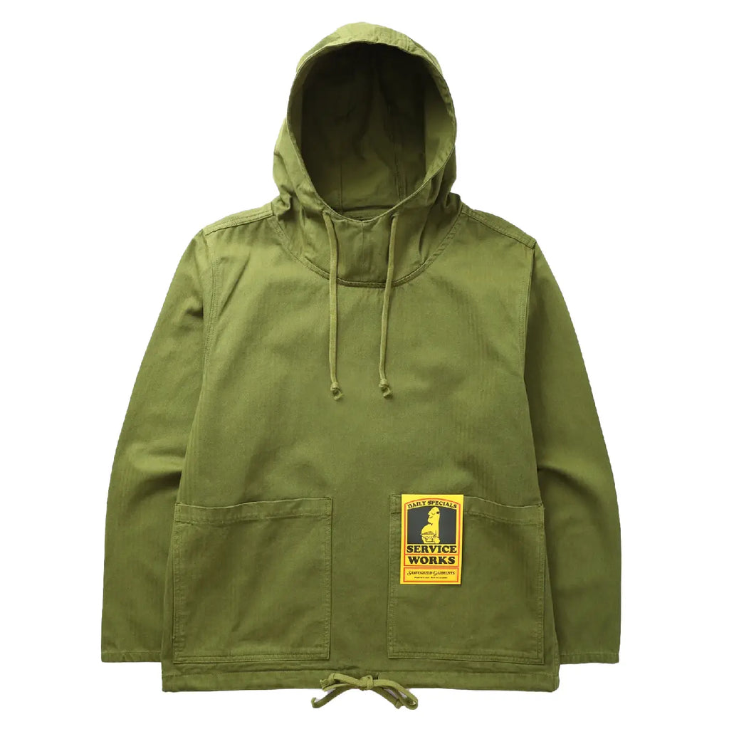 Service Works Herringbone Market Smock - Pesto