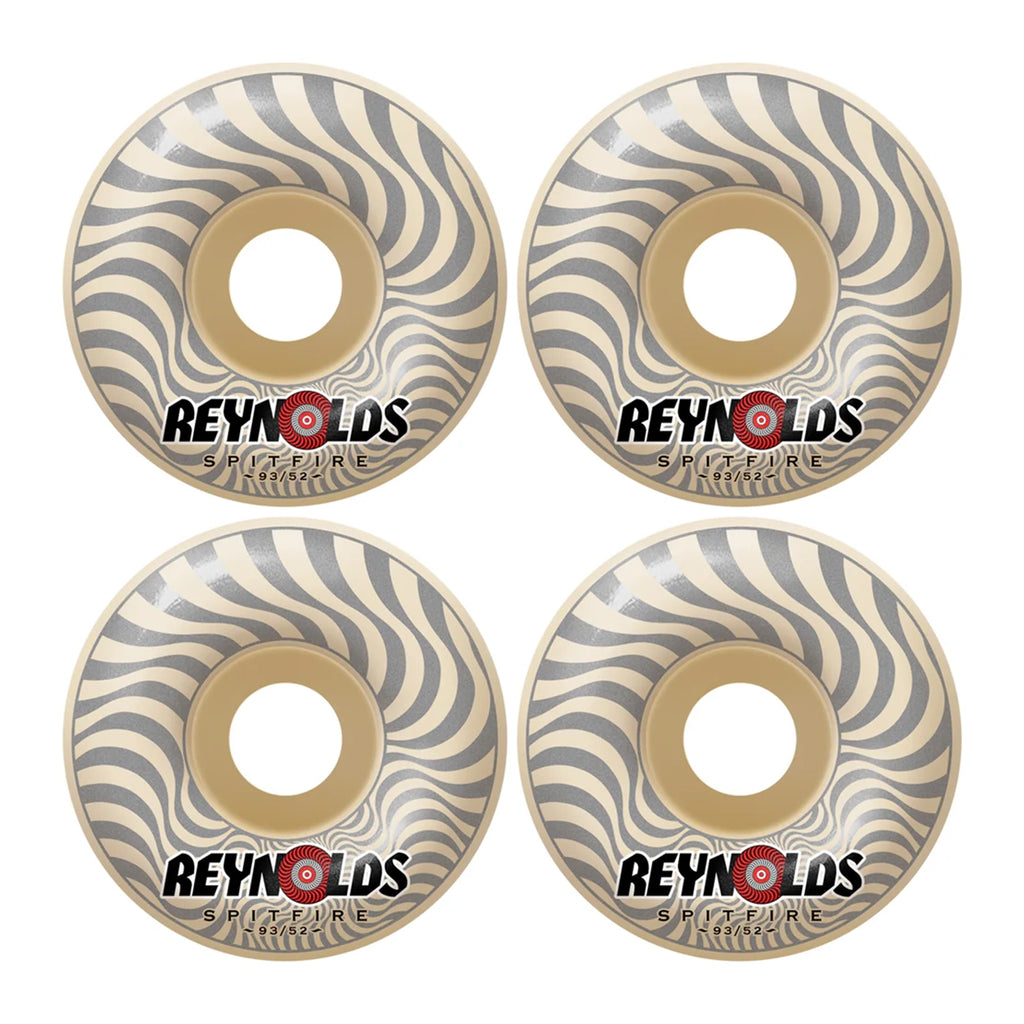 Spitfire Wheels Andrew Reynolds Formula Four Soft Sliders Classics 93 White Wheels - 52MM