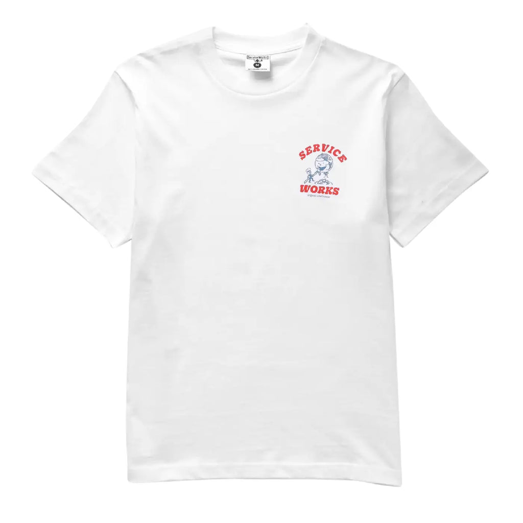 Service Works Organic Chefswear T shirt - White
