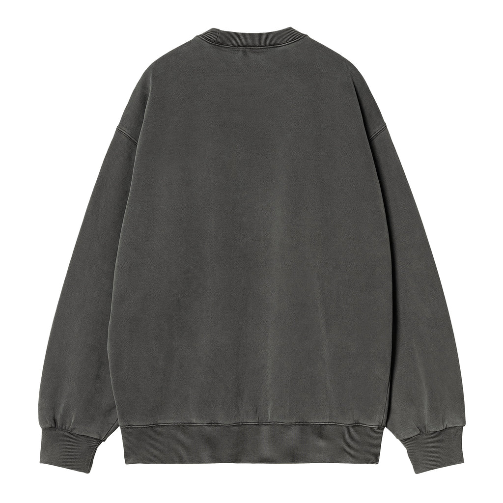 Carhartt WIP Vista Sweatshirt - Graphite garment dyed - back