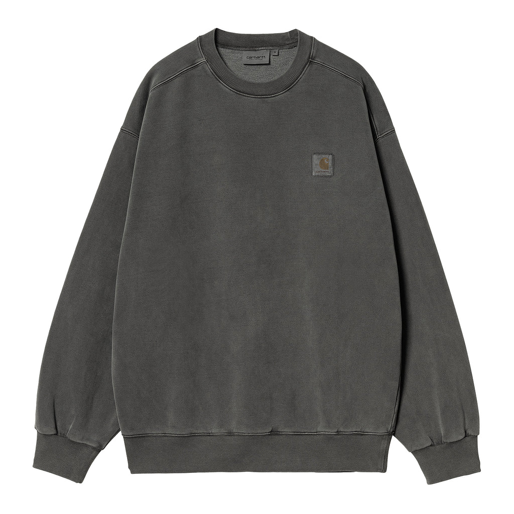 Carhartt WIP Vista Sweatshirt - Graphite garment dyed - front