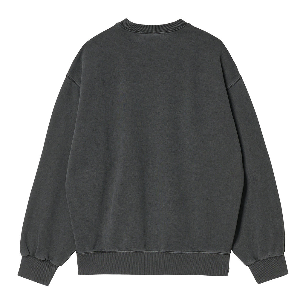 Carhartt WIP Vista Sweatshirt - Vulcan garment dyed - back