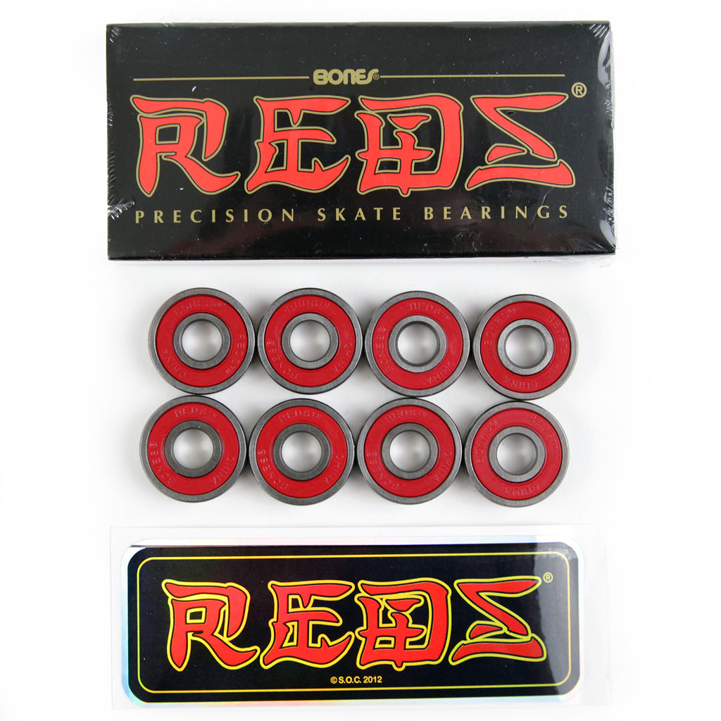 Bones Reds Sticker Reds 608 Skateboard Bearings by Bones Bearings | Bored of Southsea