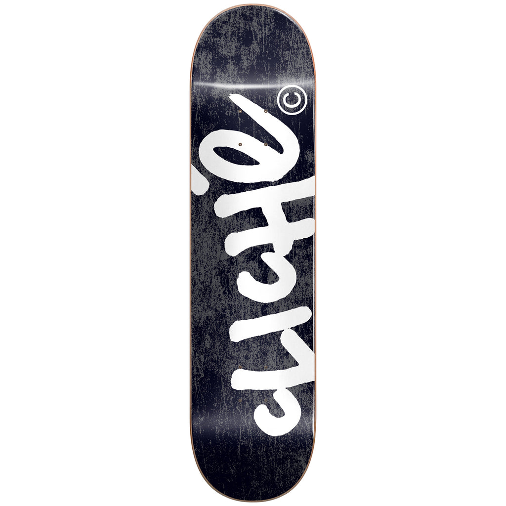 Cliche Skateboards Handwritten Tie Dye Deck in Black