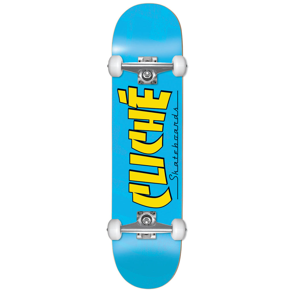 Cliche Skateboards Banco Blue Complete Skateboard - 7.5"