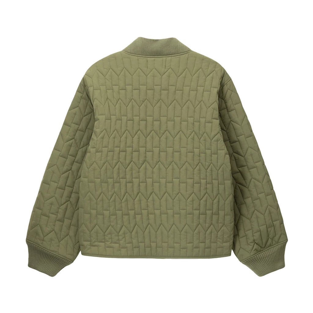 Stussy 'S' Quilted Liner Jacket - Olive