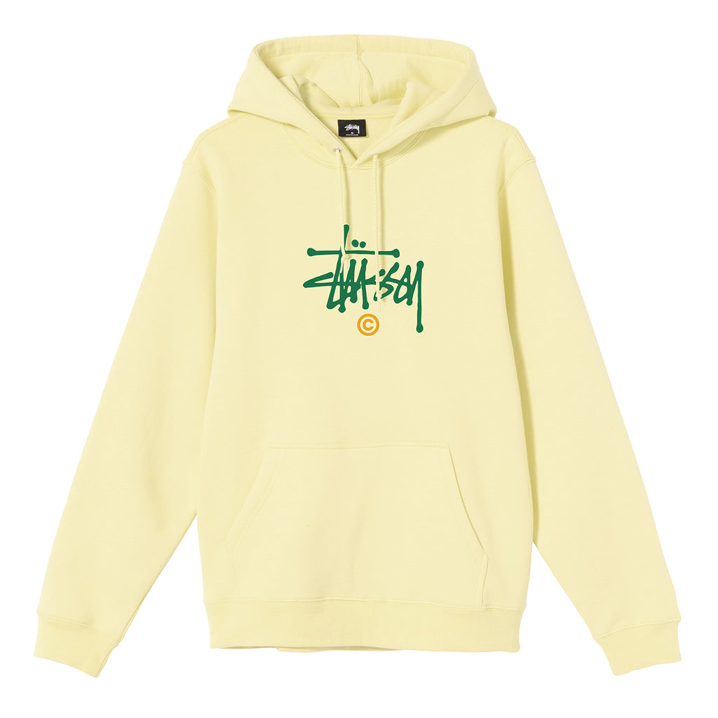 Stussy Copyright Embroidered Hoodie in Yellow