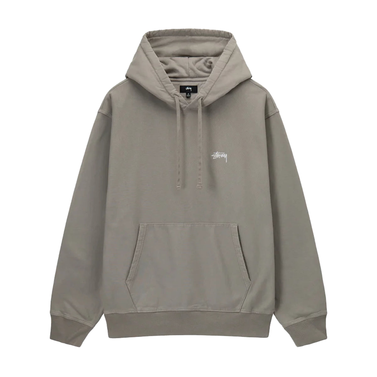 Stock Logo Hoodie in Sand by Stussy Bored of Southsea