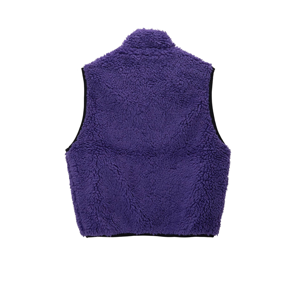 Stussy Sherpa Vest - Purple