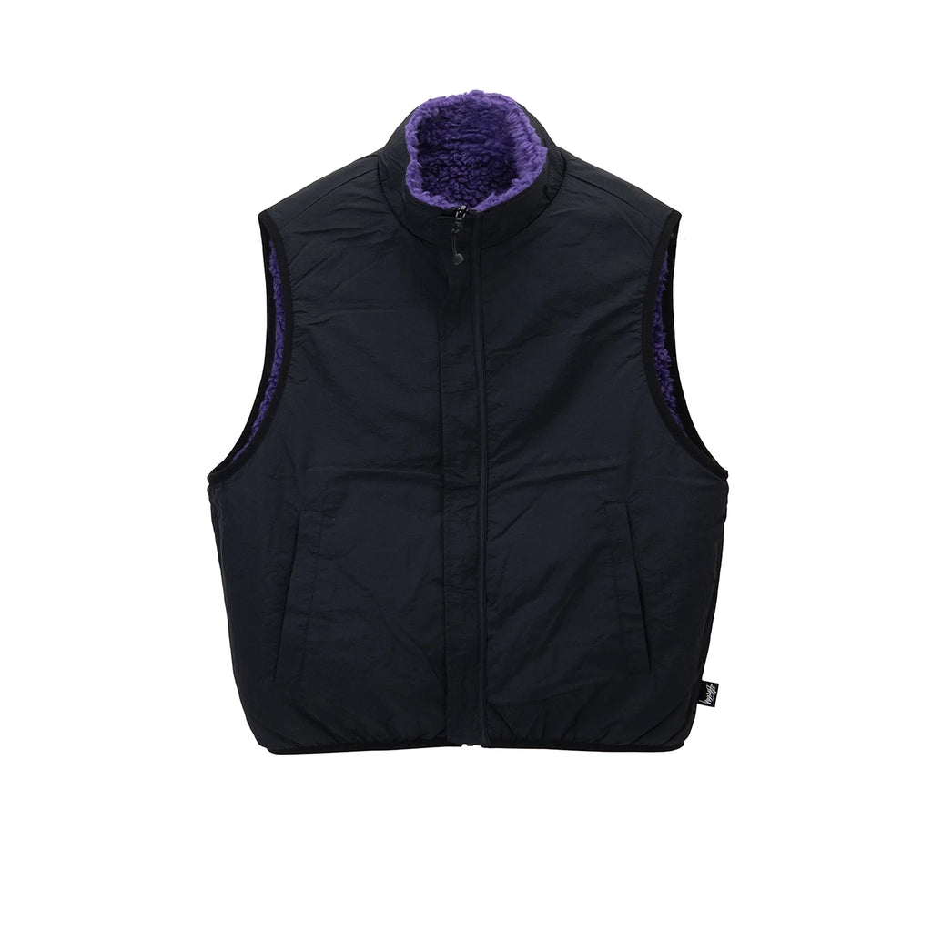 Stussy Sherpa Vest - Purple