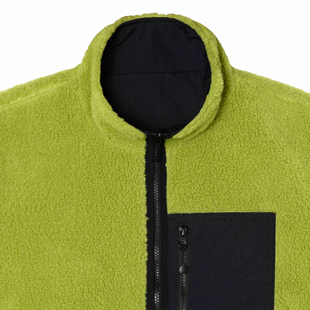 Stussy Reversible Sherpa Jacket - Moss