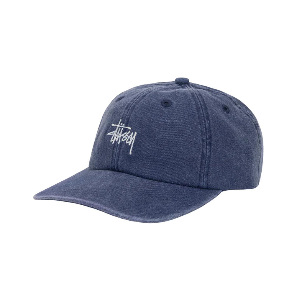 Stussy Washed Stock Low Pro Cap - Navy