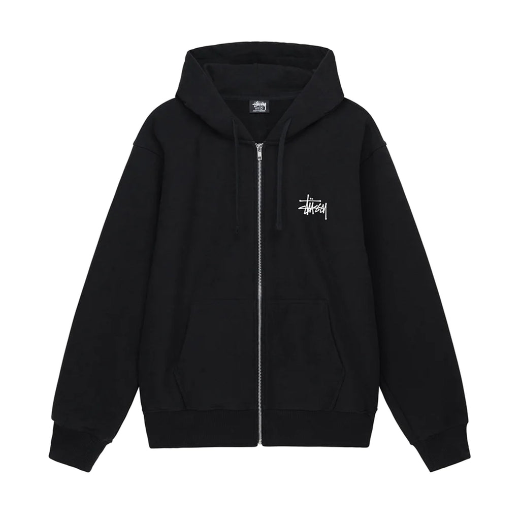 Stussy Basic Zip Hoodie - Black